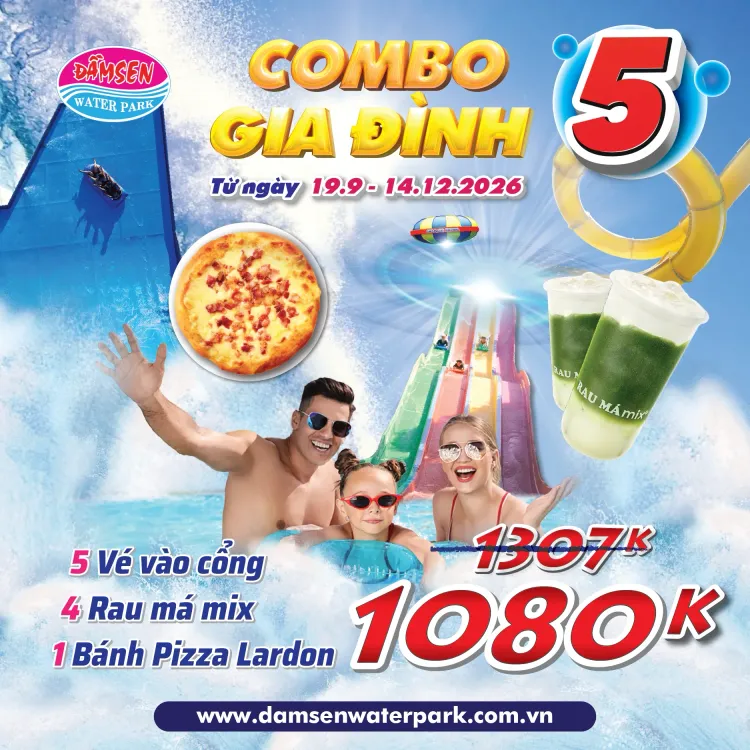 Combo GĐ 5 (5phiếu vào cổng, 5RM mix, 1Lardon)