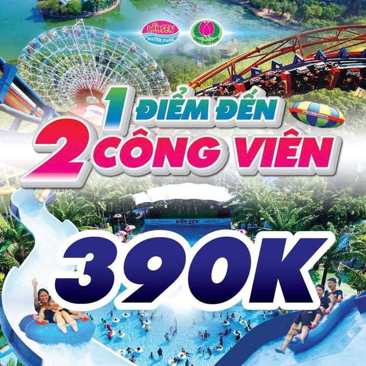 Trên 1m4 - 2 Công Viên (Công viên nước + CVVH Đầm Sen)