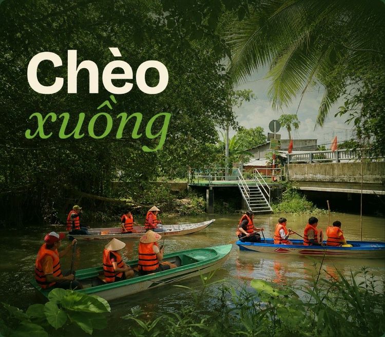 Chèo xuồng Rạch Đáy